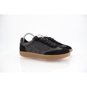 Ash Women's Black Sunset Sneaker Vintage Style Size 40 10 Leather Glitter Low